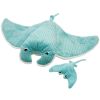 Peluche géante Mantalou la raie manta et son bébé Aqua (67 cm) Les Déglingos Produit 1