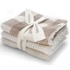 Lot de 3 lingettes Vichy Caramel (28 x 28 cm) Babyshower Produit 1