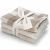 Variation Ecru, marron du produit Lot de 3 lingettes Vichy Caramel (28 x 28 cm) de la marque Babyshower