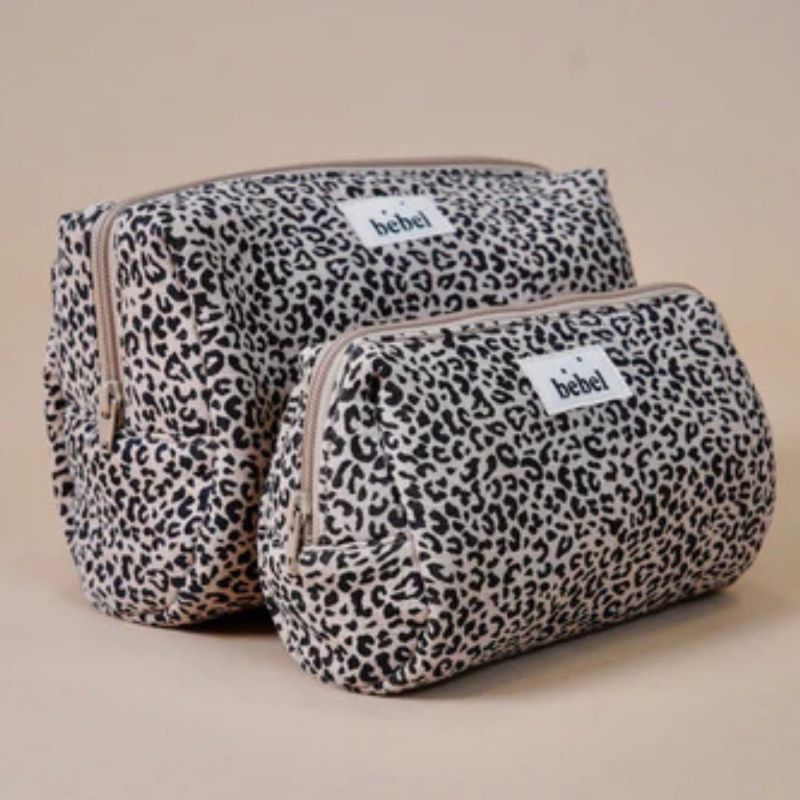 Trousse de toilette mini Léopard beige BEBEL Ambiance 2