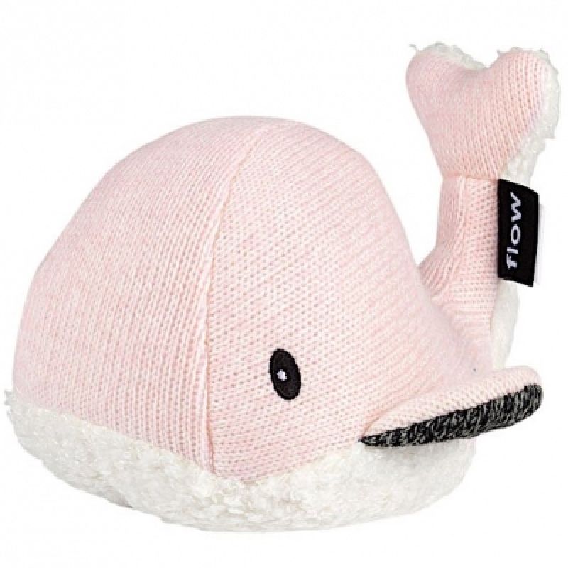 Peluche bruit blanc baleine Moby rose (21 cm) FLOW