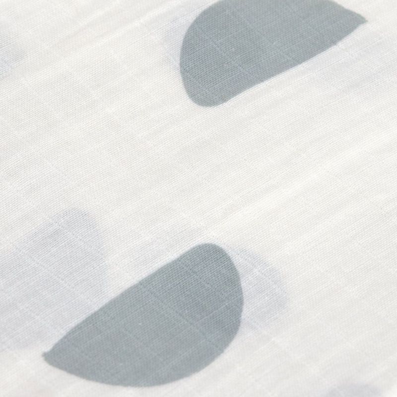 Lot de 3 langes en mousseline Pointillés gris argenté (60 x 60 cm) Lässig Produit 3