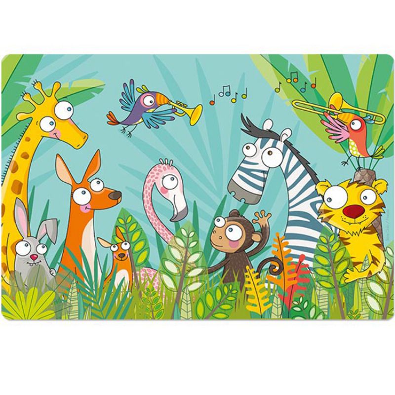 Set de table enfant jungle animaux Série-Golo