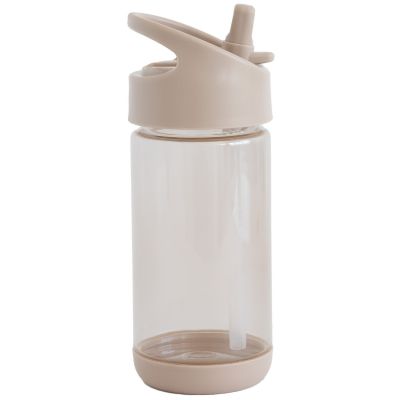 Gourde en plastique recyclé Taupe (350 ml)
