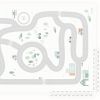 Tapis de jeu dalles EEVAA  réversible 2 en 1 Road (120 x 180 cm)  par Play&Go