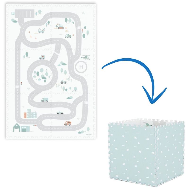 Tapis puzzle 3 en 1 Tiloo Road (120 x 180 cm) Play&Go Produit 1