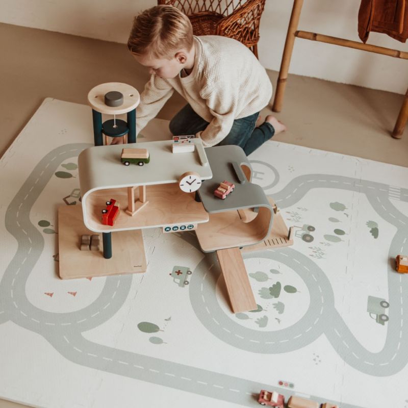 Tapis puzzle 3 en 1 Tiloo Road (120 x 180 cm) Play&Go Ambiance 9