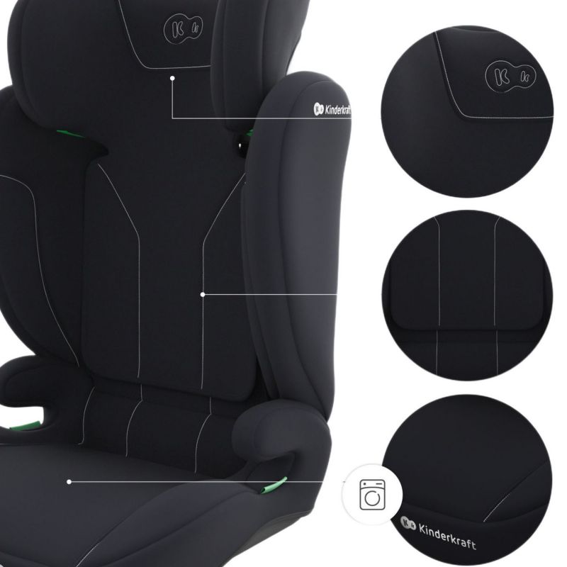 Siège auto évolutif I-Spark 2 Plus i-Size Black (groupe 2-3) Kinderkraft Produit 7