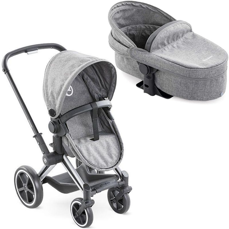 Poussette pour poupée Priam & Corolle 2 en 1 grise Cybex