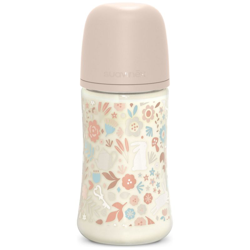 Biberon tétine SXPro M Wonderland Rose (270Ml) Suavinex Produit 1