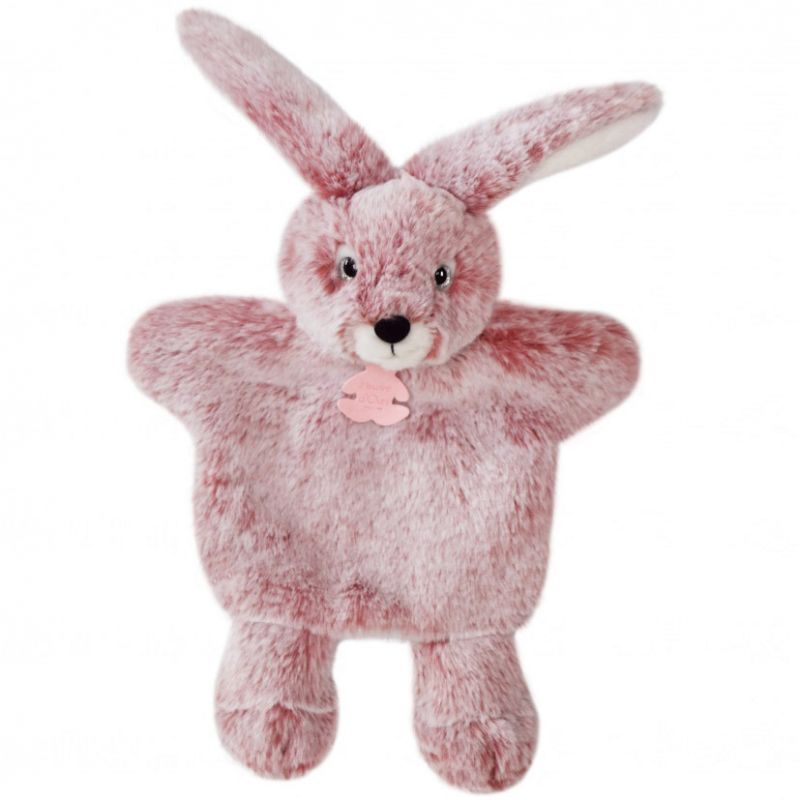 Peluche marionnette Lapin Sweety Mousse (25 cm) Histoire d'Ours
