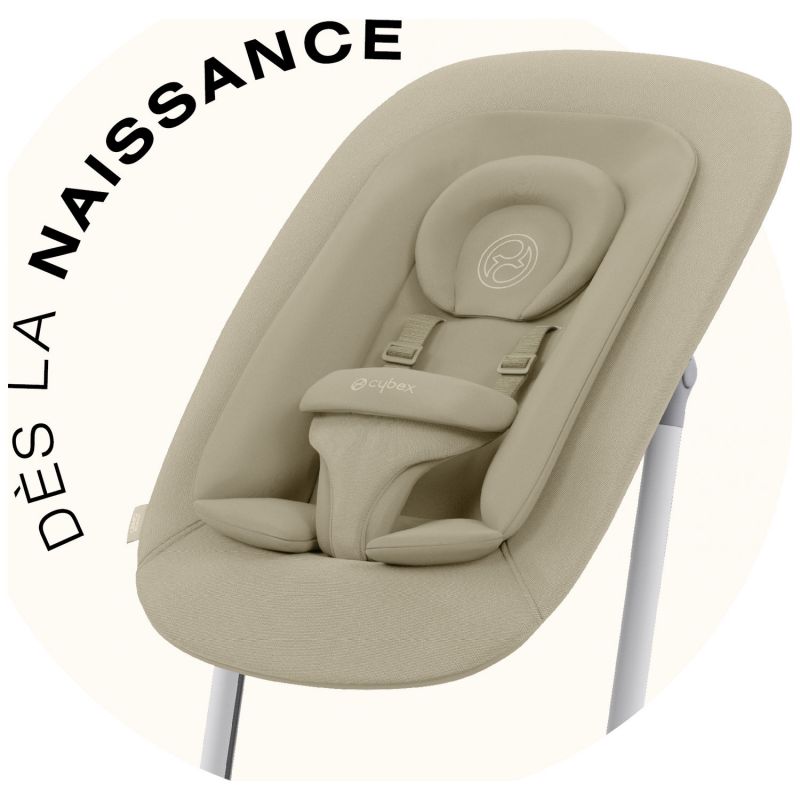 Chaise haute évolutive 4 in 1 Lemo 2 Sand White Cybex Produit 8