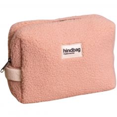 Trousse de toilette Leon Teddy Rose poudrée - Hindbag
