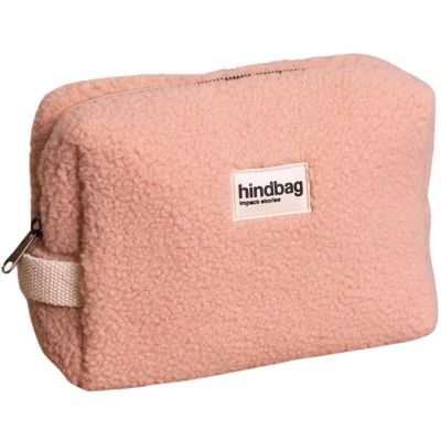 Trousse de toilette Leon Teddy Rose poudrée Hindbag