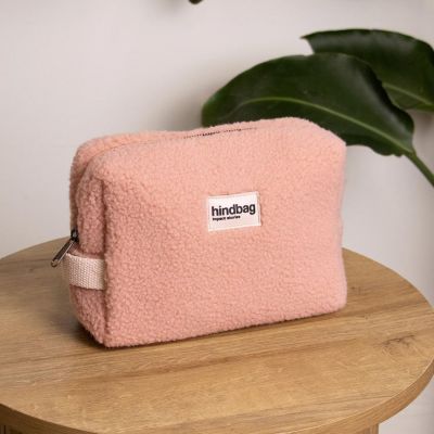 Trousse de toilette Leon Teddy Rose poudrée