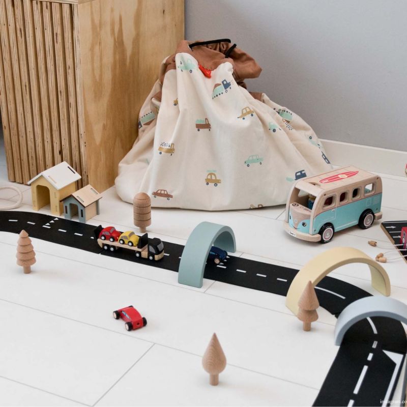 Sac à jouets 2 en 1 Noomad Original Big Cars Play&Go Ambiance 5