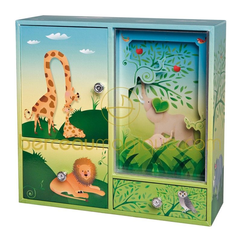 Armoire musicale Jungle Trousselier