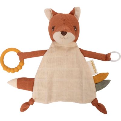 Doudou avec anneau de dentition Renard Filibabba