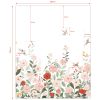 Papier peint panoramique Decor Alysse fleurs et oiseaux blanc (2m x 3m)  Lilipinso Produit 4