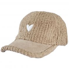 Casquette Love enfant beige - Zakuw