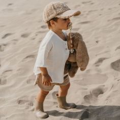 Casquette Love enfant beige
