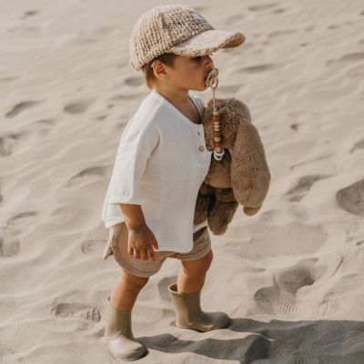 Casquette Love enfant beige