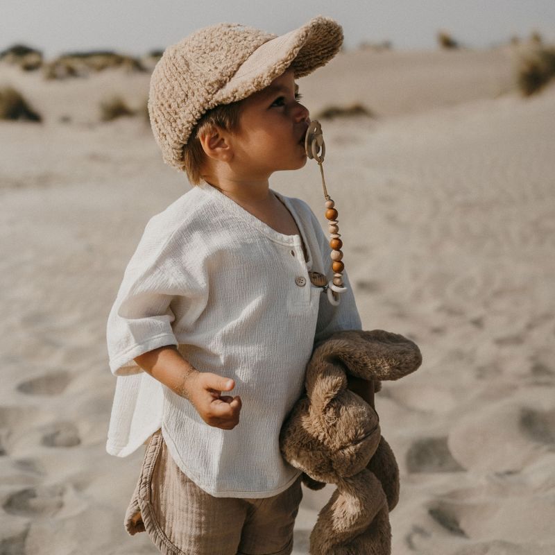 Casquette Love enfant beige Zakuw Ambiance 5