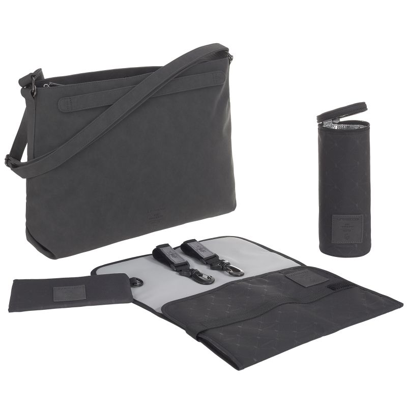 Sac à langer bandoulière Tender Vegan anthracite Lässig