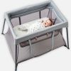 Lit de voyage avec berceau Mix & Match gris  par Noukie's