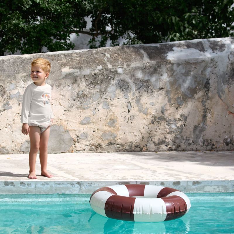 Maillot de bain couche Motif damier stone et sel (13-18 mois) Lässig Ambiance 6