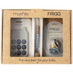 Coffret cadeau de naissance Boy (3 pièces) - Mushie