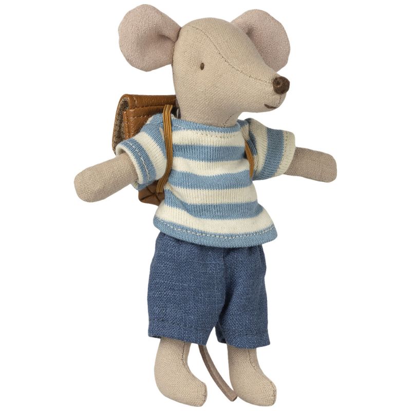 Souris Tricycle Grand frère Brun Maileg Produit 1