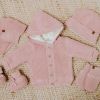 Bonnet teddy Soul Vieux rose (12-18 mois)  par Baby's Only