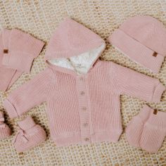 Bonnet teddy Soul Vieux rose (12-18 mois)