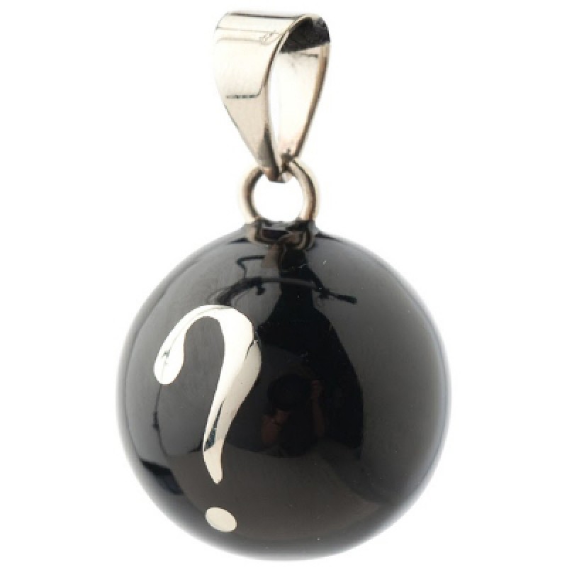 Bola noir point d'interrogation Bola
