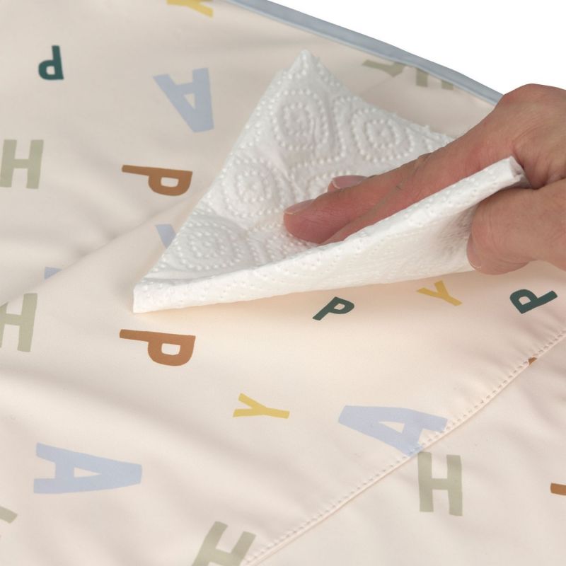 Bavoir Medium Drop avec poche Happy Fruits bleu Lässig Produit 5