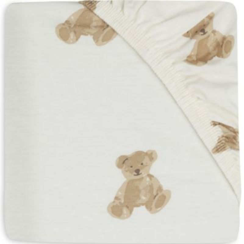 Drap housse de berceau ours Teddy Bear (40 x 80 cm) Jollein Produit 1 grande taille