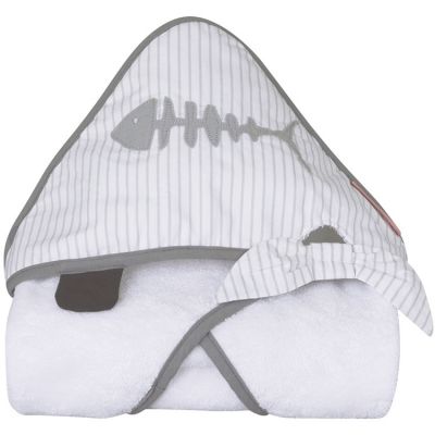 Cape de bain Pirate blanche (75 x 75 cm) Little Crevette