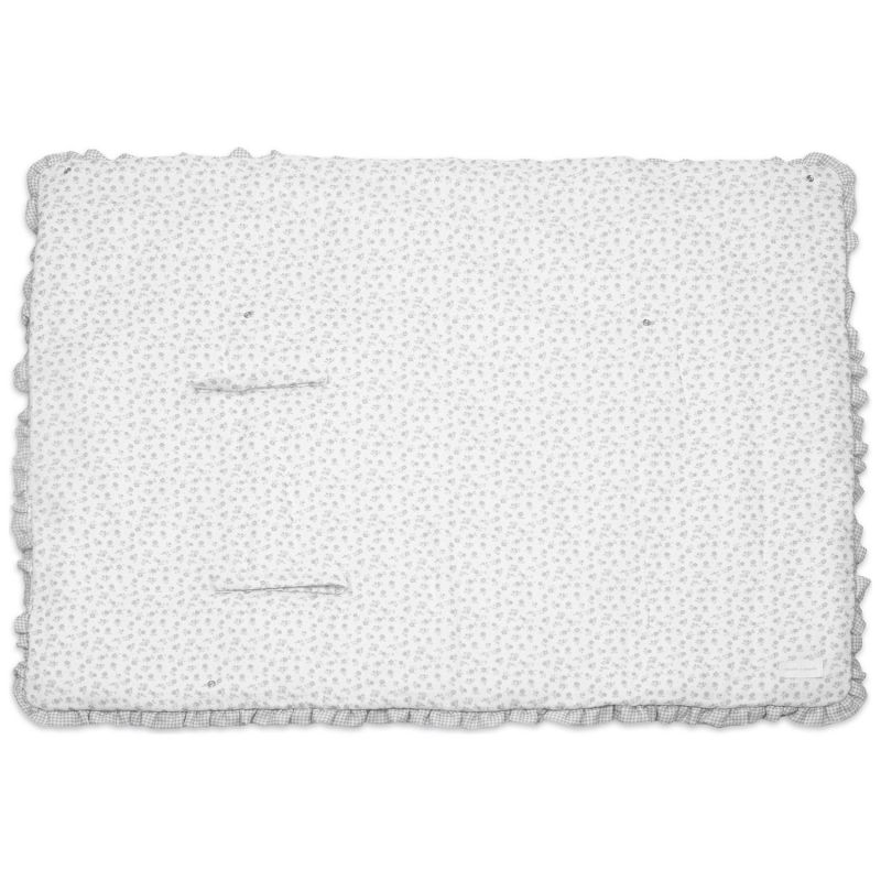 Nid d'ange et couverture Little Bloom Fleurs Gris (TOG 2,5) Pasito a pasito Produit 4