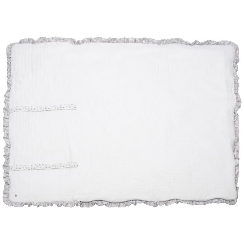 Nid d'ange et couverture Little Bloom Fleurs Gris (TOG 2,5) Pasito a pasito Produit 5