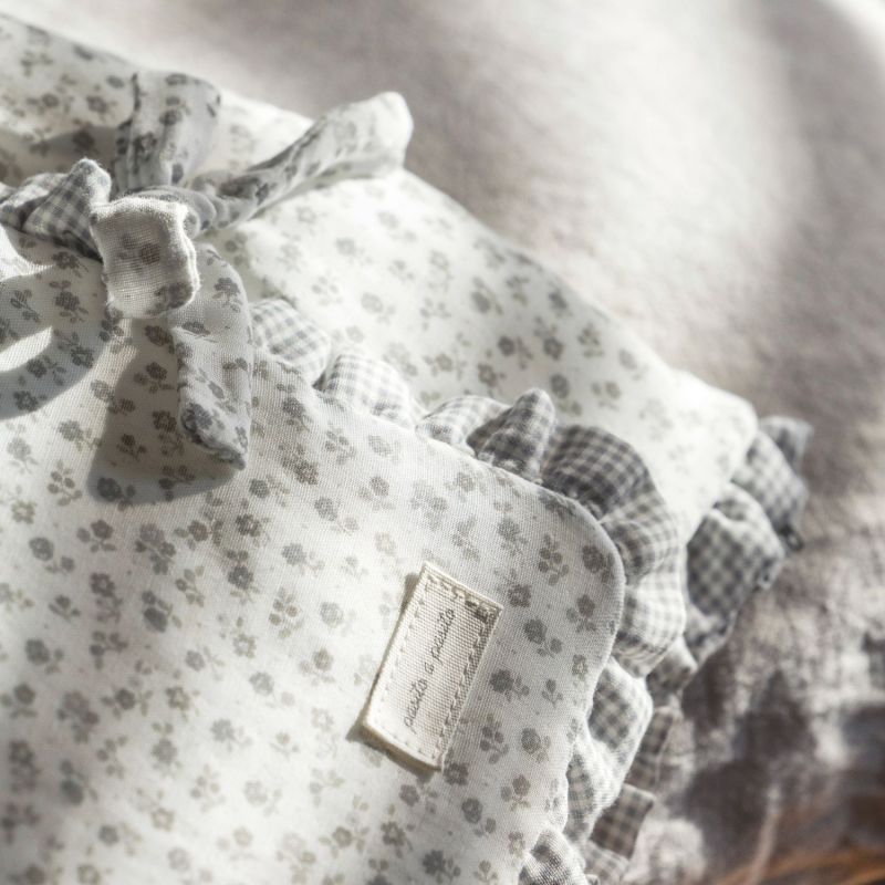 Nid d'ange et couverture Little Bloom Fleurs Gris (TOG 2,5) Pasito a pasito Ambiance 9