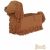 Variation Marron du produit Panier de rangement Poppy (68x24 cm) de la marque Lorena Canals