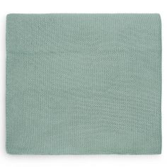Couverture Basic knit vert d'eau (100 x 150 cm)