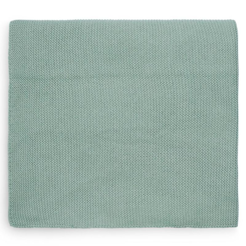 Couverture Basic knit vert d'eau (100 x 150 cm) Jollein Produit 1 grande taille