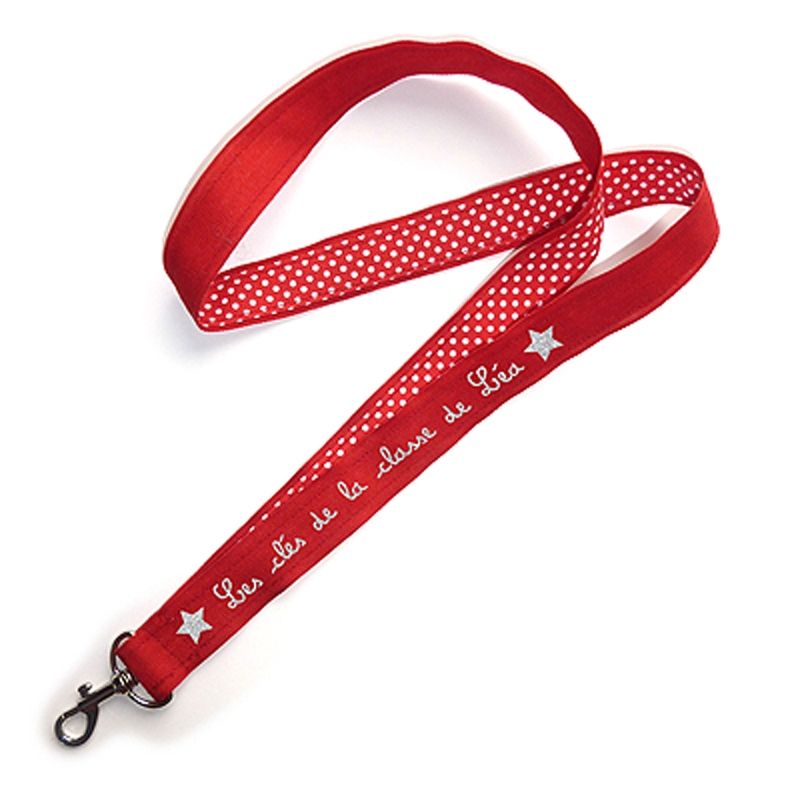 Dragonne longue rouge à pois Maîtresse (personnalisable) Les Griottes