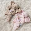 Mini doudou Fanfan l'éléphant Rose (25 cm) Nattou Ambiance 7