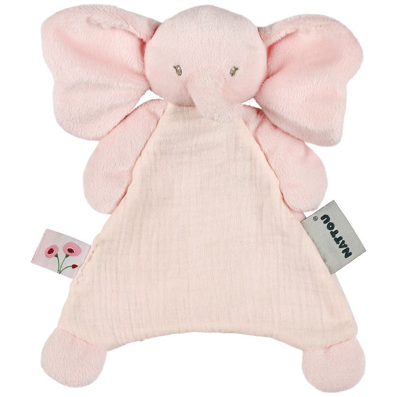 Mini doudou Fanfan l'éléphant Rose (25 cm) Nattou Produit 1