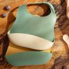 Lot de 2 bavoirs en silicone Jade Shades Jollein Ambiance 2