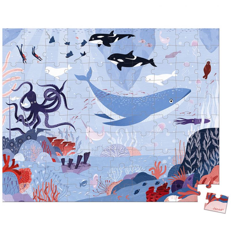 Mallette puzzle Océan Arctique (100 pièces) Janod