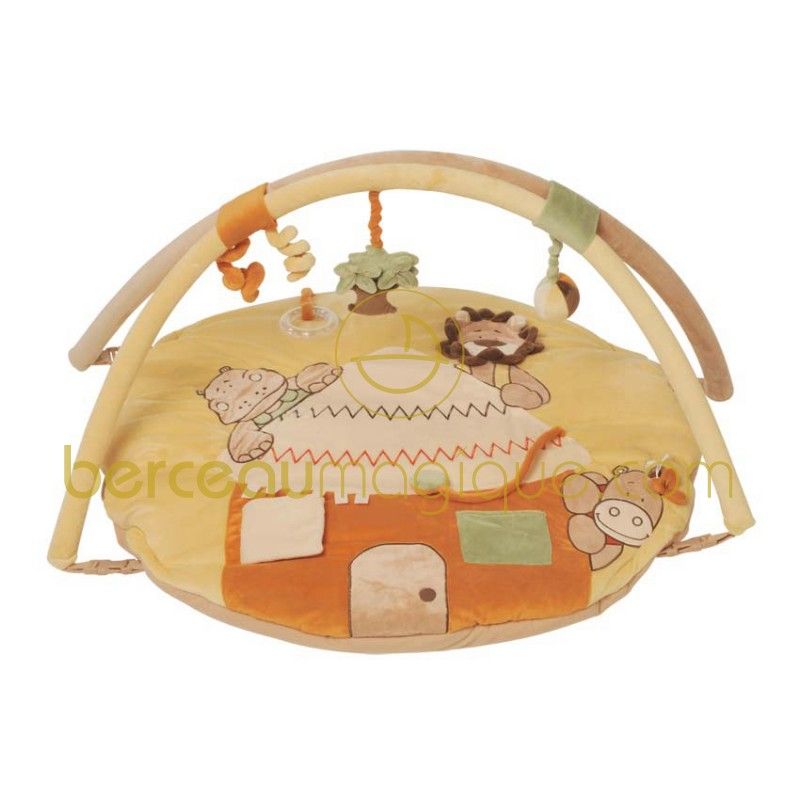 Tapis d'éveil Baboum Zamba & Hippoum (76 cm)  Noukie's